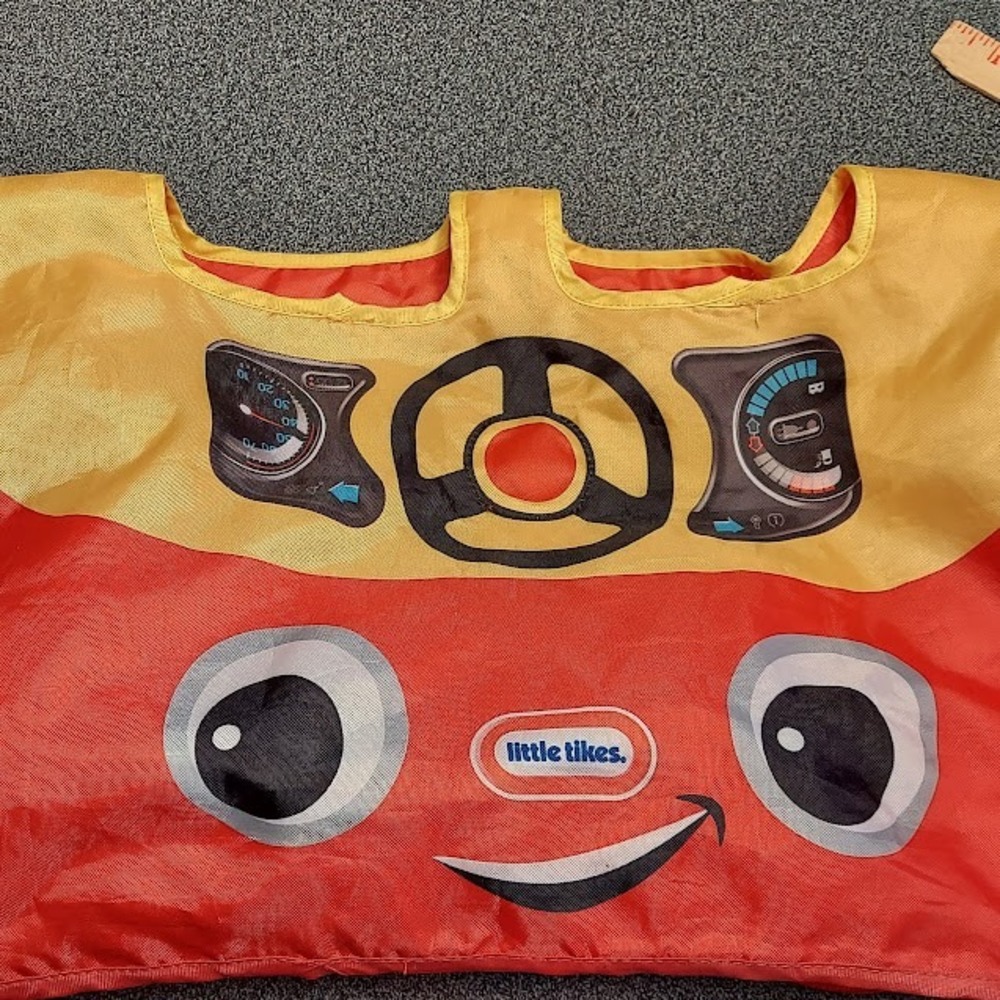 Little Tikes Cozy Coupe Wearable Costume Red Yellow Toy Car Tunic‎ Kids One Size